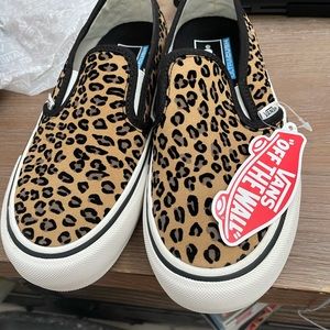 Cheetah print vans